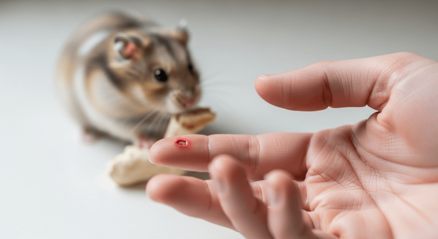 Morsure hamster : risques, soins et prévention