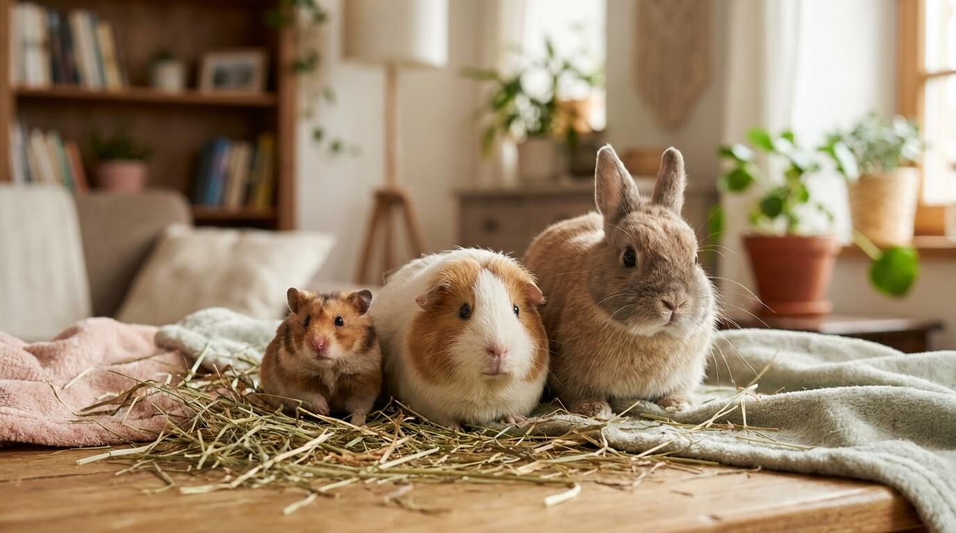 Hamster, cochon d'Inde ou lapin nain : que choisir ?